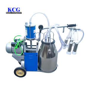 Nouvelle machine à traire mobile d'<span class=keywords><strong>occasion</strong></span> avec pompe à vide simple à double baril pour une utilisation agricole à domicile avec des pièces <span class=keywords><strong>de</strong></span> rechange essentielles pour moteur - Product Image 2