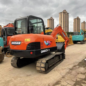 รถขุด DH60 Doosan มือสองผลิตในประเทศเกาหลีพร้อมเครื่องยนต์ yanmar & ส่วนประกอบหลักรวมถึงปั๊ม - Product Image 1