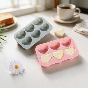 Molde de Silicona Ecológico Love Mousse para Modelar, Exquisito Molde para Pastel de Chocolate para el Día de San Valentín, Herramientas para Hornear Hechas a Mano - Product Image 1