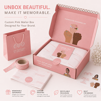 Ensemble d'emballage de luxe personnalisé pour marques, solution de branding pour petites entreprises, ensemble de boîtes d'expédition, ensemble de mode