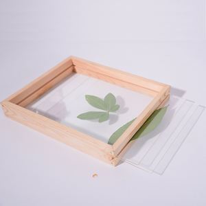 Fleur sèche Pin Présentoir mural moderne en bois massif Noir 6x8 8x10 Double face Deux verres Cadre <span class=keywords><strong>photo</strong></span> en bois transparent - Product Image 4