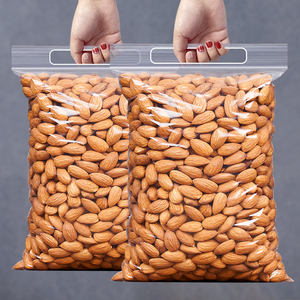 Kacang <span class=keywords><strong>Almond</strong></span> Rasa Asli Anhui Fuli Hall, Camilan Buah Kering Kemasan Besar, Panggang, 1kg, Bahan Kue - Product Image 4