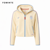 Veste polaire personnalisée pour supporter de football n°10, chaude pour l'hiver, manteau de supporter de football, vente en gros, vêtements de sport unisexes pour équipes