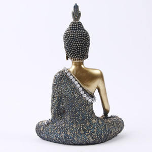 Venta al por mayor resina decoración del hogar TGA04 Sudeste asiático hindú Buda Fengshui sentado dioses Budda estatuilla - Product Image 3