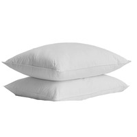 Oreiller d'hôtel en gros, garnissage en fibres de coton 45x75cm, tissu en coton 200TC, emballé sous vide, doux, taille personnalisée, oreiller de sommeil