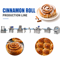 Machine automatique à faire des rouleaux de cannelle, équipement de boulangerie commercial, machine à façonner la pâte, 380V avec 1 an de garantie