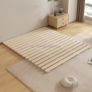 Hostel Hotel Small Apartment School Condo Furniture Bedroom Wooden <b>Queen</b> <b>Size</b> <b>Bed</b> <b>Bed</b> Slats Modern Durable 5-Year Warranty - Product Image 4