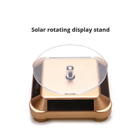 Support rotatif solaire argenté pour accessoires de lunettes, accessoires de photographie, présentoir à lunettes