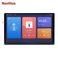 NaviHua Radio de Coche Android Universal con Pantalla Táctil de 13.1 Pulgadas, Navegación GPS, Unidad Principal Multimedia para Automóvil, Reproductor de DVD para Coche