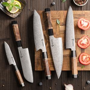 Couteaux japonais d'origine <span class=keywords><strong>Damas</strong></span> en vrac, chefs VG10, acier <span class=keywords><strong>Damas</strong></span> en poudre à 67 couches, <span class=keywords><strong>couteau</strong></span> <span class=keywords><strong>de</strong></span> cuisine - Product Image 1