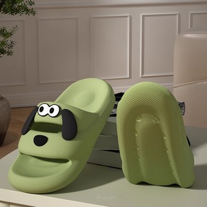 รองเท้าสไตล์ EVA Puppy สำหรับผู้หญิงและผู้ชาย-ใช้ได้ทั้งในบ้าน/นอกบ้านในฤดูร้อน ระบายอากาศได้ดี ป้องกันกลิ่น พื้นรองเท้า PU นุ่ม หนา 1.5 ซม. สำหรับคู่รัก - Product Image 2