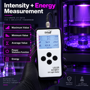 Radiomètre UV LS125 avec sondes interchangeables pour la mesure des rayons ultraviolets et de la lumière bleue de 210 à 490 nm - Product Image 2