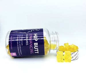 กัมมี่เสริมสะโพกและบั้นท้าย ยี่ห้อ OEM ผลิตภัณฑ์เพื่อสุขภาพสำหรับผู้หญิง 60 เม็ด วีแกน ผลิตจากส่วนผสมจากธรรมชาติ - Product Image 4