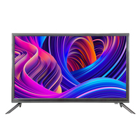 Panel TV pintar LED FHD Hotel 32 inci, mendukung perangkat lunak Google Play dengan definisi satelit Lcd TV