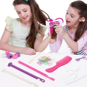 DIY Braiding Hair Machine Small Set Pretend Play Toy For Kids Play 2023 Newest Popular DIY Toy