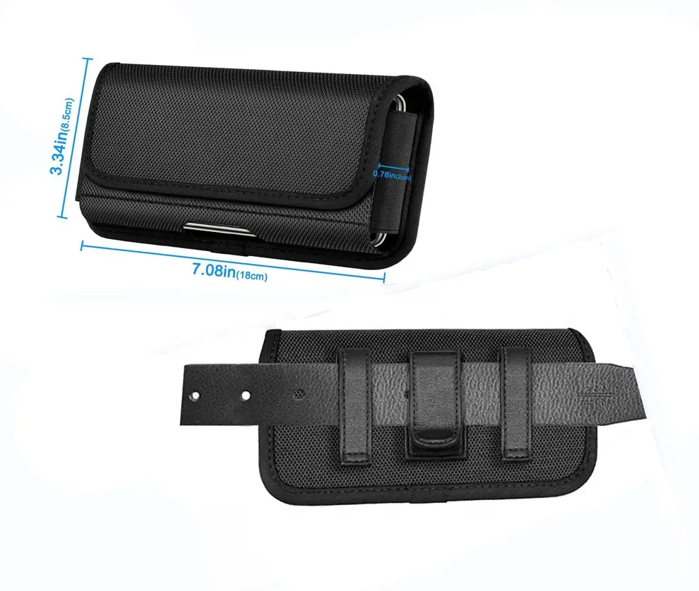 Carrying Phone Pouch Belt Clip Holster with Built-in Card Holder for Samsung Galaxy S20 Plus