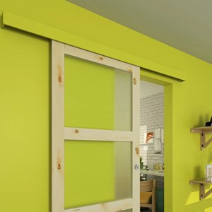 Bán buôn tùy chỉnh thiết kế hiện đại nhôm hồ sơ nội thất cửa chuồng trượt phần cứng theo dõi Bộ dụng cụ đường sắt cho tủ quần áo - Product Image 1