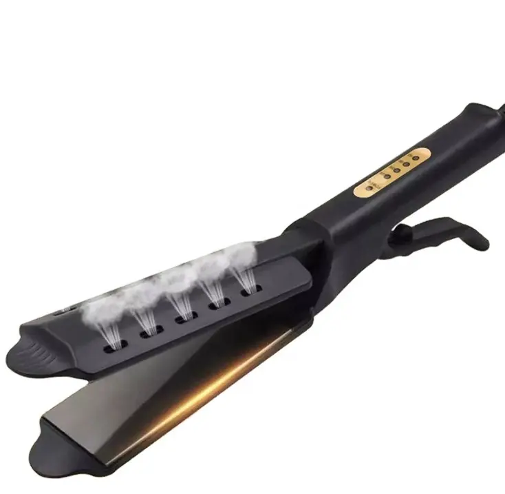 Лидер продаж от производителя, онлайн вращающийся выпрямитель для волос с плавающей титановой пластиной 5D