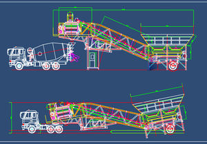 Línea de producción móvil de mezcla por lotes de nuevo diseño, planta dosificadora de hormigón, proveedor de China - Product Image 2