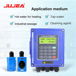 Aanpasbare Digitale Ultrasone Stroommeter Voor Grote Buizen Industriële Klem Rs485 Muurbevestigingsmodule Voor Waterolievloeistoffen Oem - Product Image 3