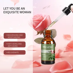 Premium Quality Pure Rose Essential Oil For Skin Natural Aroma Oil Pure Organic Massage Rose Essential Oil