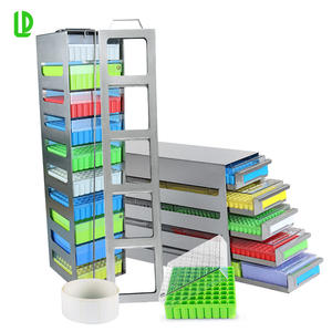 Rejilla de Acero Inoxidable para Congelador de Laboratorio para Cajas Criogénicas de 2 Pulgadas, Cuatro Cajas de Profundidad por Cuatro Cajas de Altura, -16 Cajas 1/EA - Product Image 6