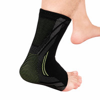 Manchon de compression sportif pour cheville, attelle élastique respirante en tricot pour la course, le basketball et la gym