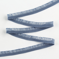 Fourniture directe usine : Bande élastique en dentelle tricotée Auricularia, ruban plissé en dentelle pour robe, accessoires décoratifs pour vêtements