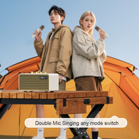 Sistem Speaker Karaoke Nirkabel Ganda 5.4 20W TWS Portabel untuk Pesta di Rumah