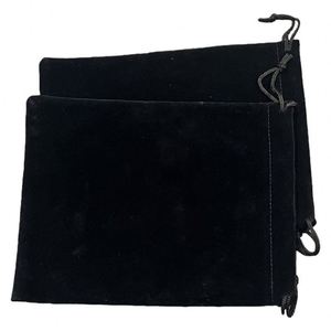 Bolsa de Regalo de Terciopelo Negro con Cordón y Logotipo Personalizado, Precio Directo de Fábrica - Product Image 4
