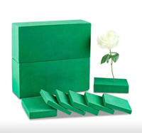 Vente en gros de fleurs en mousse florales humides Boue de fleurs en mousse florale pour décoration de mariage