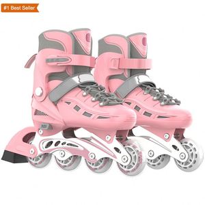 Istaride Vente Chaude Pu Simple Flash Roues Patins Enfants Réglables Hommes Et Femmes Patins À Roulettes Patins À Roulettes En Ligne - Product Image 1