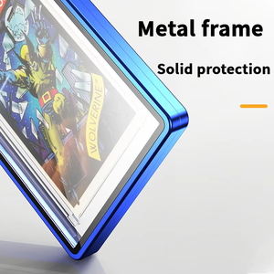 Y Y Magnetic Metal Trading Card Vitrine Graded Card Protector Slab Holder for TCG Collectibles Premium Guard Case - Product Image 3