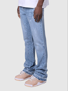 <span class=keywords><strong>Jeans</strong></span> da <span class=keywords><strong>Uomo</strong></span> Casual a <span class=keywords><strong>Vita</strong></span> Media, Gamba Dritta, Tinta Unita, Stile Europeo e Americano, Moda Streetwear, Elasticizzati, Tecnica Lavata, Tendenza Estiva - Product Image 4