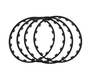 4 protections de jantes pour Tesla Model 3 Model Y, anneau de protection de roue, nouvelle génération, moyeu de roue en nylon, 18-21 pouces, compatible avec d'autres voitures - Product Image 1
