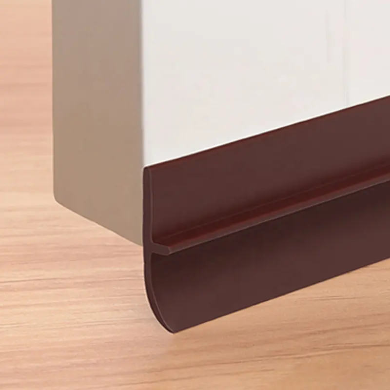 Door Bottom Draft Stopper Under Door Seal Weather Stripping Self Adhesive Door Sweep Seal Strip for Soundproof