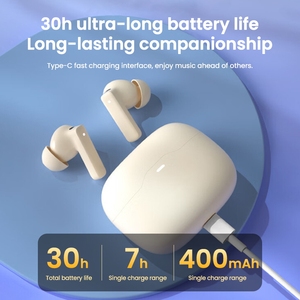 หูฟังไร้สายแบบ<span class=keywords><strong>ท</strong></span><span class=keywords><strong>รู</strong></span>ไวร์เลส พร้อมระบบตัดเสียงรบกวนรอบข้าง ไมโครโฟนตัดเสียงรบกวนขณะสน<span class=keywords><strong>ท</strong></span>นา เสียงเบสหนักแน่น รุ่น V 5.3 - Product Image 3