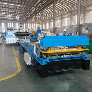 Machine de formage de rouleaux avec système de contrôle PLC pour la fabrication de tuiles, la pressage de tôles PBR et la formage de panneaux trapézoïdaux en gros - Product Image 2