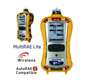 RAE Systems Multi RAE Lite Multi-Gas Detector W/ <b>Pump</b> PGM-6208 - Variant Configuration: O2 / LEL / CO / H2S / CO2 Wireless - Product Image 3