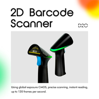 Taux élevé 2D Image Filaire CMOS Barcode Reader 2D QR Code À Barres Barcode Scanner Fournisseur 2D De Poche Scanner pour XB-D20