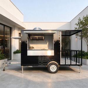 Remorque carrée pour hot-dogs, remorque de restauration pour les vendeurs de rue et les entreprises de restauration rapide mobiles - Product Image 4