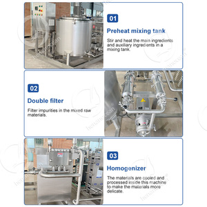 Machine commerciale de fabrication de crème glacée OCEAN Machine de fabrication de crème glacée Prix de la ligne de production de crème glacée - Product Image 3