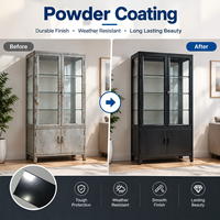 Peinture en poudre électrostatique polyester époxy noire mate EP1162 pour revêtement de substrat métallique intérieur – Vente en gros