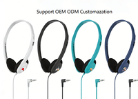Accessoires Électroniques Personnalisés : Écouteurs Filaire 3,5 mm 857, Oreillettes Jetables pour Aviation, Casques pour Enfants, Étanchéité IPX-4, Cordon de 1,2 m