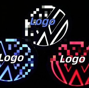 ตราสัญลักษณ์โลโก้ VW แบบไฟ LED 5D, ไฟเรืองแสงติดท้ายรถสำหรับ <span class=keywords><strong>Volkswagen</strong></span> Golf 6 Magotan Tiguan Bora - Product Image 2
