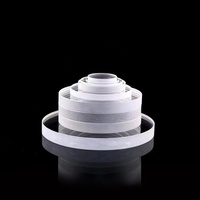 Disque en verre de quartz transparent rond de haute pureté, résistant à la chaleur, technologie de traitement de pointe, verre optique JGS2