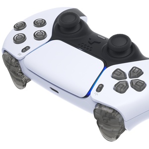 Botones Personalizados Transparentes Negros para DIY, D-pad, R1, L1, R2, L2, Gatillos y Botones Frontales, Juego Completo de Botones para Control de PS5 BDM-030/040/050/060 - Product Image 3
