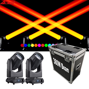 Горячая распродажа: Профессиональные сценические световые приборы 380 Вт, вращающиеся головы-прожекторы 380 Вт, диско-светильники для диджеев, управление DMX 512, для клубов, свадеб, концертов - Product Image 1