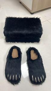 Nuevas Sandalias de Moda con Garras de Oso de Peluche, Zapatos Personalizados de Fábrica, Sandalias de Verano con Parte Superior de Felpa Suave, Logotipo Personalizado - Product Image 4