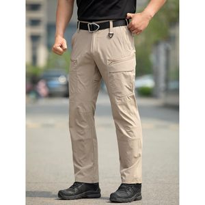 Pantalon cargo de randonnée pour homme Carwonic, séchage rapide, résistant à l'eau, léger, en nylon, pour la pêche en plein air, pantalon tactique, 10 poches - Product Image 2